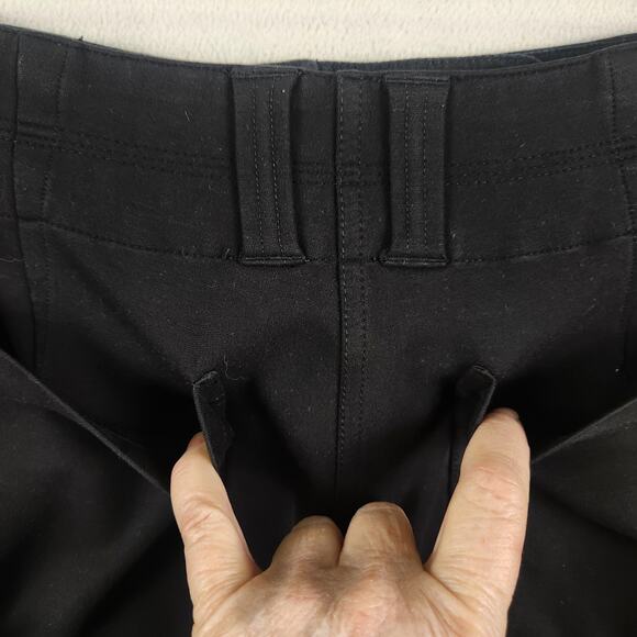 Title Nine “Kate” Pants Women’s SZ 8 Black Straight Leg Stretch Rayon Blend EUC - Picture 11 of 16